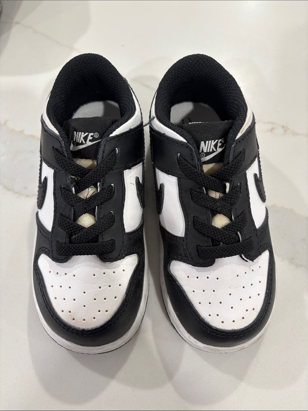 Nike Kids Black and White Panda Dunks